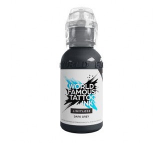 DARK GREY 1 - World Famous Limitless - 30ml - Colore Tattoo REACH world famous