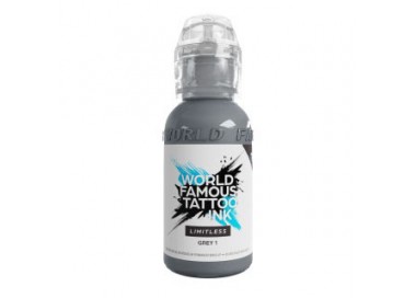 GREY 1 - World Famous Limitless - 30ml - Colore Tattoo REACH world famous
