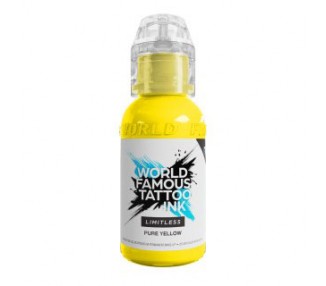 PURE YELLOW - World Famous Limitless - 30ml - Colore Tattoo REACH world famous
