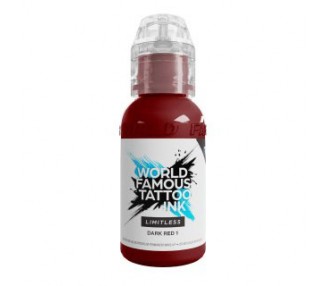 DARK RED 1 - World Famous Limitless - 30ml - Colore Tattoo REACH world famous