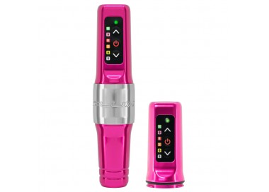 Flux Mini Wireless PMU Machine + PowerBolt Aggiuntivo - Bubblegum - Dermografo Spektra fk irons