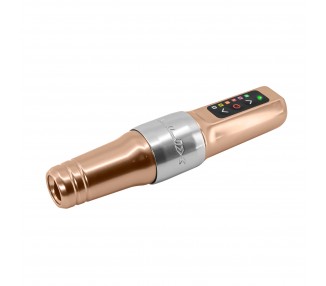 Flux Mini Wireless PMU Machine + PowerBolt Aggiuntivo - Champagne - Dermografo Spektra fk irons