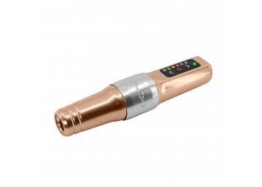 Flux Mini Wireless PMU Machine + PowerBolt Aggiuntivo - Champagne - Dermografo Spektra fk irons