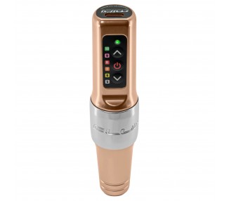 Flux Mini Wireless PMU Machine + PowerBolt Aggiuntivo - Champagne - Dermografo Spektra fk irons