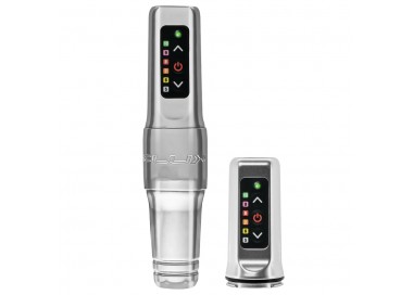 Flux Mini Wireless PMU Machine + PowerBolt Aggiuntivo - Silver - Dermografo Spektra fk irons