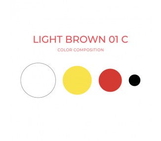 LIGHT BROWN 01 C (Freddo) - Artyst - 10ml - Conforme REACH artyst by cheyenne