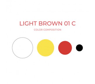 LIGHT BROWN 01 C (Freddo) - Artyst - 10ml - Pigmento PMU REACH artyst by cheyenne