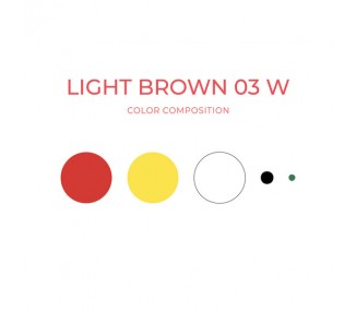 LIGHT BROWN 03 W (Caldo) - Artyst - 10ml - Conforme REACH artyst by cheyenne