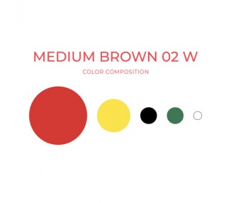 MEDIUM BROWN 02 W (Caldo) - Artyst - 10ml - Conforme REACH artyst by cheyenne