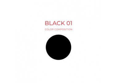 BLACK 01 - Artyst - 10ml - Conforme REACH artyst by cheyenne