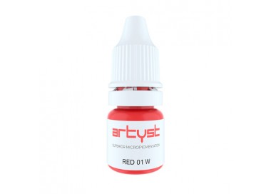 RED 01 W - Artyst - 10ml - Pigmento PMU REACH artyst by cheyenne