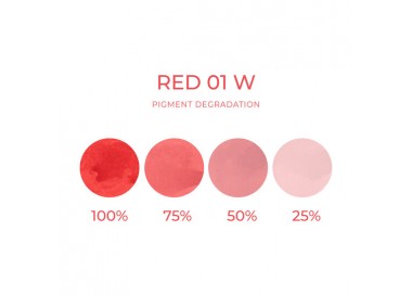 RED 01 W - Artyst - 10ml - Pigmento PMU REACH artyst by cheyenne