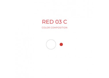 RED 03 C - Artyst - 10ml - Pigmento PMU REACH artyst by cheyenne