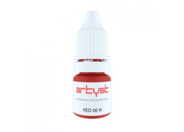 RED 06 W - Artyst - 10ml - Pigmento PMU REACH artyst by cheyenne