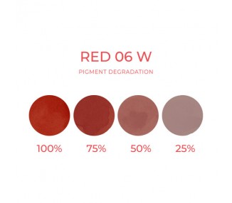 RED 06 W - Artyst - 10ml - Pigmento PMU REACH artyst by cheyenne