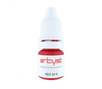 RED 04 N - Artyst - 10ml - Pigmento PMU REACH artyst by cheyenne