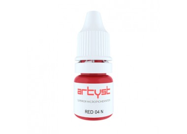 RED 04 N - Artyst - 10ml - Pigmento PMU REACH artyst by cheyenne