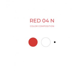 RED 04 N - Artyst - 10ml - Pigmento PMU REACH artyst by cheyenne