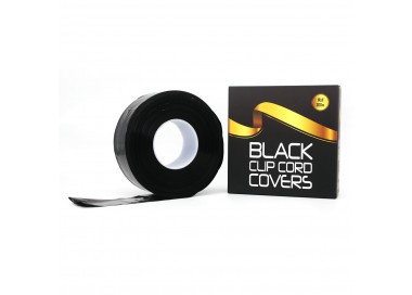 Black Clip Cord Covers - ROLL - 300mt.