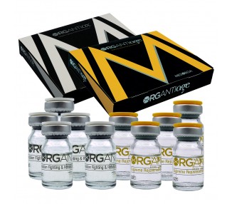 Kit per Trattamento Antiossidante, Antiaging MESORGA - 2 box da 5 fiale da 5ml - Organtiox + Organtiage mesorga