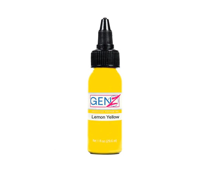 LEMON YELLOW - Intenze Gen Z - 30ml - Colore Tattoo REACH intenze LEMON YELLOW - Intenze Gen Z - 30ml - Colore Tattoo REACH intenze