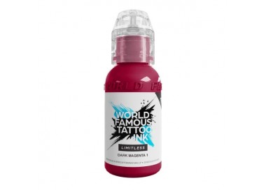 DARK MAGENTA 1 - World Famous Limitless - 30ml - Colore Tattoo REACH world famous