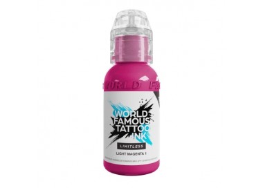 LIGHT MAGENTA 1 - World Famous Limitless - 30ml - Colore Tattoo REACH world famous