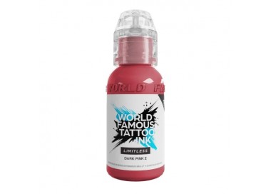 DARK PINK 2 - World Famous Limitless - 30ml - Colore Tattoo REACH world famous