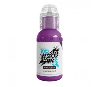 LIGHT PURPLE 3 - World Famous Limitless - 30ml - Colore Tattoo REACH world famous