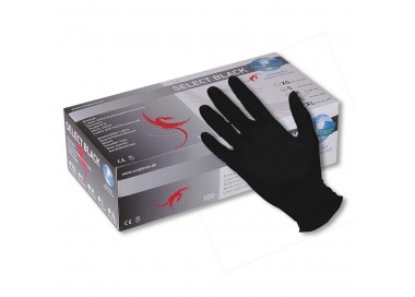 UNIGLOVES Black Gloves Lattice - 100pz. unigloves