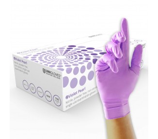 Guanti Unigloves VIOLET PEARL in Nitrile - 100pz. unigloves