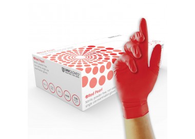 Guanti Unigloves RED PEARL in Nitrile - 100pz. unigloves