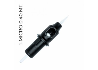 1 Micro (0,40mm) - Medium Taper 3,5mm - Cartucce Artyst by Cheyenne - Aghi PMU - 20pz. artyst by cheyenne