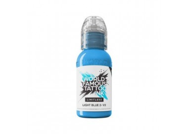 LIGHT BLUE 2 V2 - World Famous Limitless - 30ml - Colore Tattoo REACH world famous