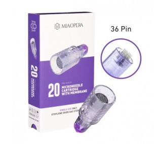 36 Punte - Cartucce MIAOPERA Needling - Ø 0,25mm - L 2,5mm - 20pz. miaopera