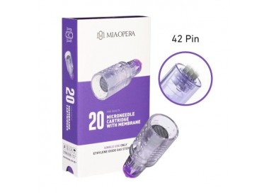 42 Punte - Cartucce MIAOPERA Needling - Ø 0,25mm - L 2,5mm - 20pz. miaopera