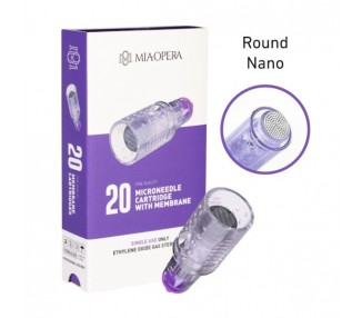 Round Nano - Cartucce MIAOPERA Needling - 0,25mm - 2,5mm - 20pz. miaopera