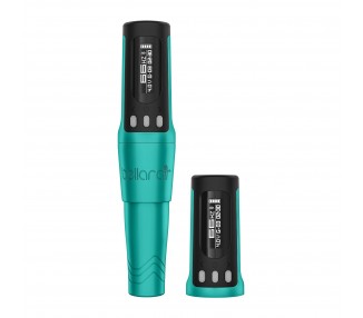 BELLAR AIR Wireless PMU Pen - con Batteria Aggiuntiva - Blue - Dermografo Microbeau Microbeau
