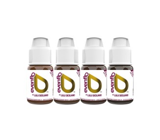 Evenflo BLONDE 2 BRUNETTE Set - Perma Blend Luxe - 4x15ml - Pigmenti PMU REACH evenflo