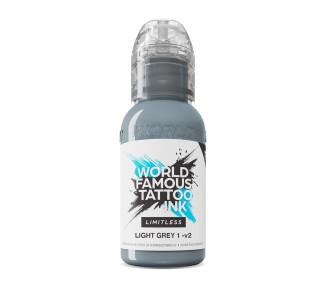 LIGHT GREY 1 V2 - World Famous Limitless - 30ml - Colore Tattoo REACH world famous