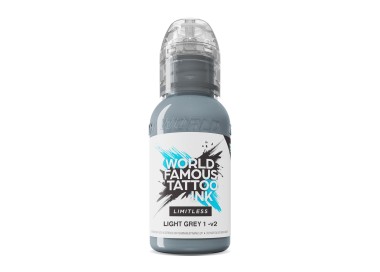 LIGHT GREY 1 V2 - World Famous Limitless - 30ml - Colore Tattoo REACH world famous