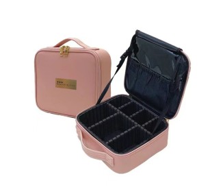 Valigetta Professionale in Similpelle - Rosa makeup supply