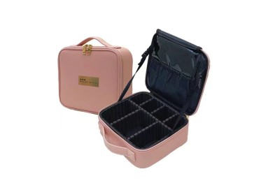 Valigetta Professionale in Similpelle - Rosa makeup supply