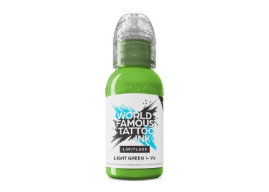 LIGHT GREEN 1 V2 - World Famous Limitless - 30ml - Colore Tattoo REACH world famous