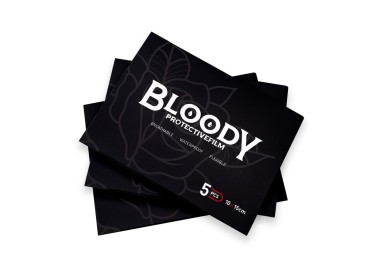 Bloody Tattoo Film - SINGLE 10cm x 15cm - 5pz. bloody