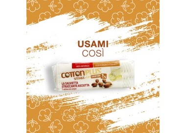 Salviette Struccanti DELICATE all'Argan- Si Attiva con Acqua - MAXI Size - 40pz. cotton plus