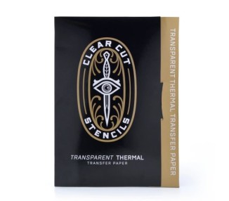 Transparent Thermal Transfer Paper - Clear Cut Stencils - 210x280mm - 25pz.