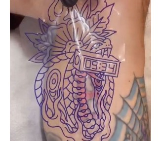 Transparent Thermal Transfer Paper - Clear Cut Stencils - 210x280mm - 25pz.