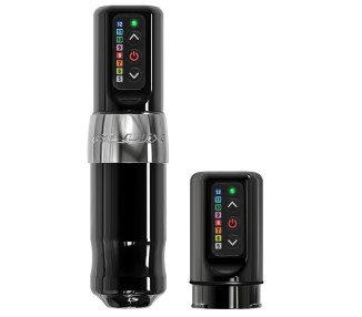Spektra FLUX - Macchinetta Wireless Tattoo Pen + PowerBolt Aggiuntivo - Chromium fk irons