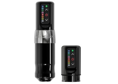 Spektra FLUX - Macchinetta Wireless Tattoo Pen + PowerBolt Aggiuntivo - Chromium fk irons